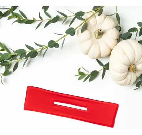 Summer Deft Bun Print Hair Band Wire Headband Rojo Puro