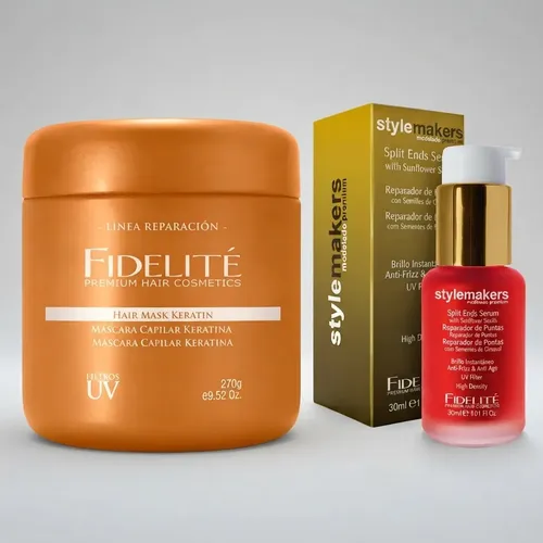 Kit Reparador Fidelite Mascara Keratina + Serum Semilas Gira