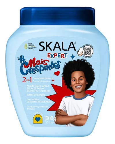 Skala Mais Crespinhos 2 En 1 Tratamiento Crespos Niños 1000g