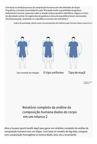 Báscula Digital Para Grasa Tc Huawei Smart Scale 3 Y