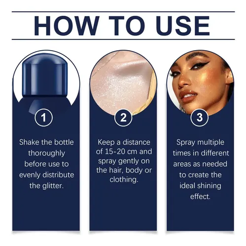 Spray Zephoco Body Glow Para Brillo Y Humedad