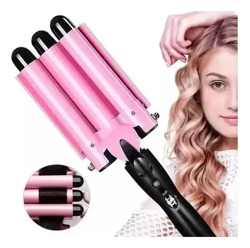 Buclera Onduladora De Pelo Triple Barril