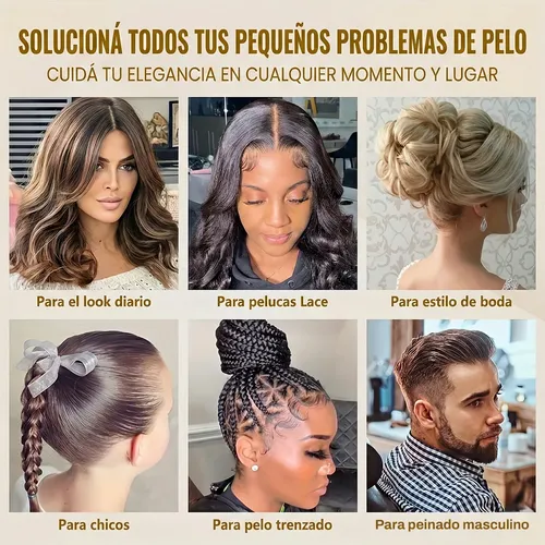 Cera Barra 75g Peinado Firme Flexible Ondas Rulos Definidos