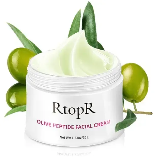 Crema Facial Antiarrugas Firmeza Piel Manchas Oliva Peptido!