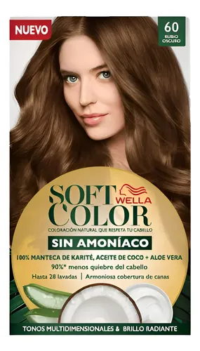 Wella Soft Color Kit Tintura Semipermanente 60 Rubio Oscuro