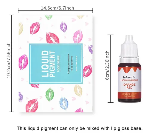 Set De Pigmentos Para Brillo Labial Líquido