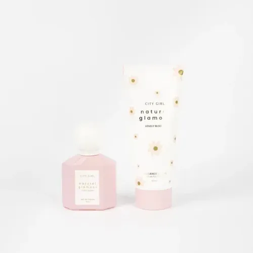 Kit Perfume Con Crema Corporal Natural Glamour City Girl