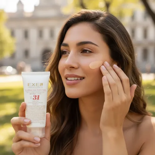 Exel Protector Solar Con Color Facial Factor 31 Fps X 50ml