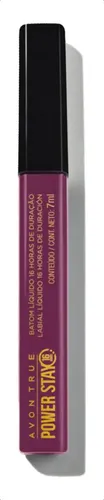 Labial Líquido Mate Avon Power Stay Dura 16hs Power On Plum