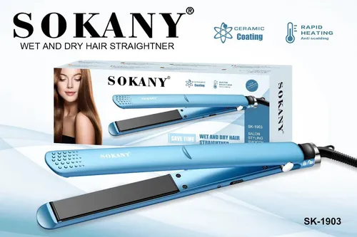 X Plancha Alisadora De Cerámica Para Cabello, Uso Seco Y Z