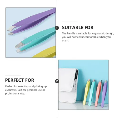 Set De Kit Portátil Para Depilar Cejas Tijeras Para Cejas