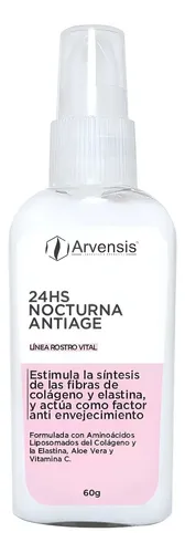 Crema 24hs Nocturna Nutritiv Arrugas Vit C Colageno Arvensis