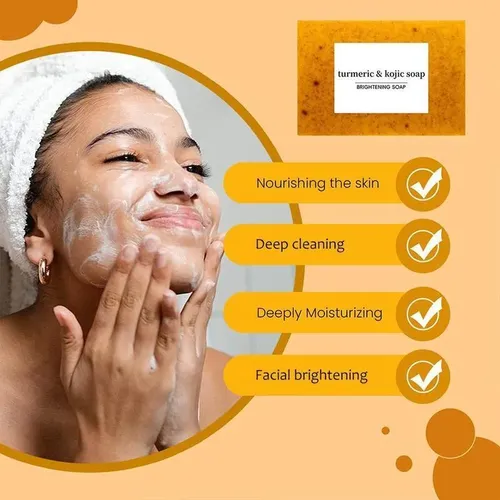 Jabón Facial Y Corporal Cúrcuma Y Ácido Kójico