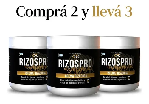Crema Rizadora Rizos Pro Rulos Arlex Oferta 3 X 2