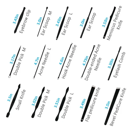 Juego De Tijeras Para Uñas De Acero Inoxidable De 26 Piezas
