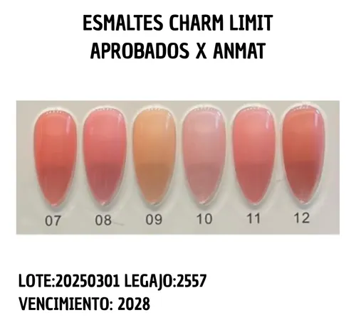 Kit Manicuria Semipermanente Charm Limit X 6 Gel Via Lactea