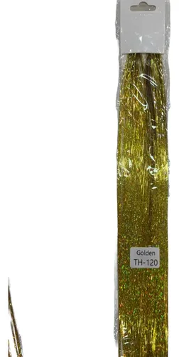 Aplique Fantasia Pelo Sintetico Brilloso Holografico Glitter