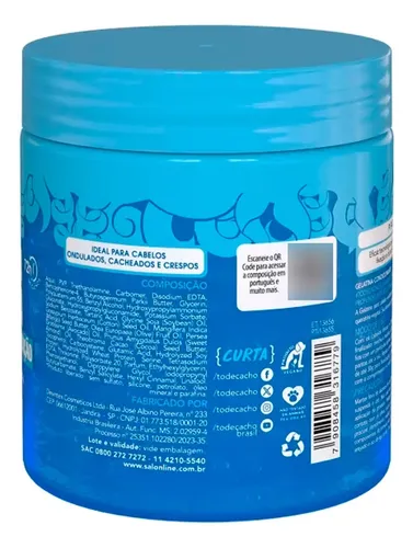 Salon Line To De Cacho Gelatina Efecto Intensificador 550gr