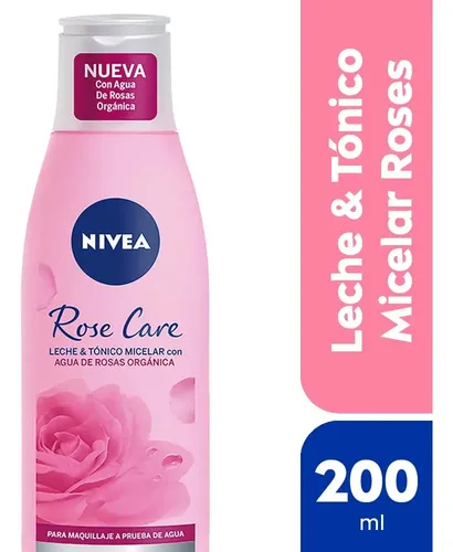 Leche Y Tónico Micelar 2 En 1 Nivea Rose Care Para Todo Tipo