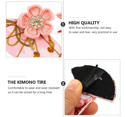 Pinza Para El Pelo Japonés Con Borlas Para Kimono Para Mujer
