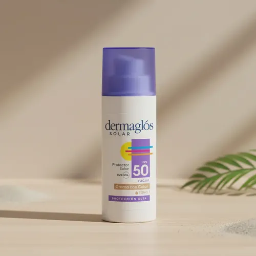 Dermaglos Protector Solar Facial Fps 50 Crema 50 Gr Tono 1