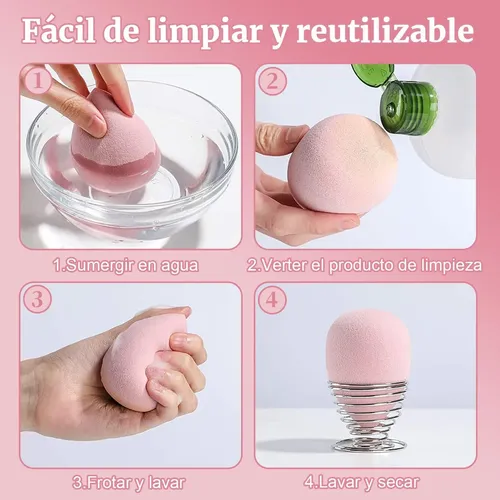 Esponja De Maquillajeesponja Facial Maquillaje Para Bases