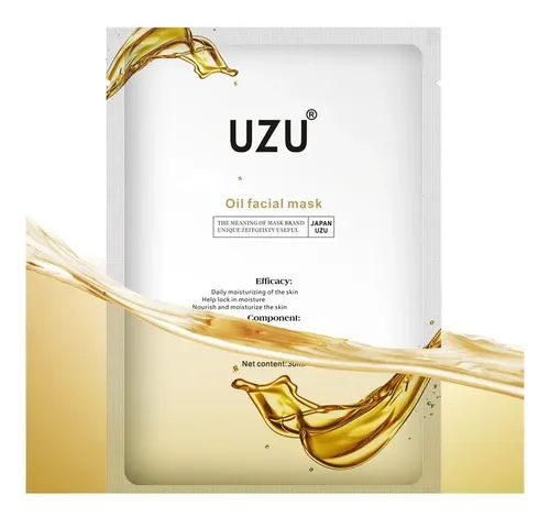 Mascarilla Facial De Aceite Uzu De 5 Hojas, Mascarilla Hidra