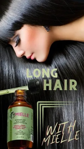 Aceite Mielle Organics Rosemary Mint Oil Scalp & Hair Strengthening Oil Mielle Rosemary Mint Oil Aceite fortalecedor del cuero cabelludo y el cabello con romero y menta