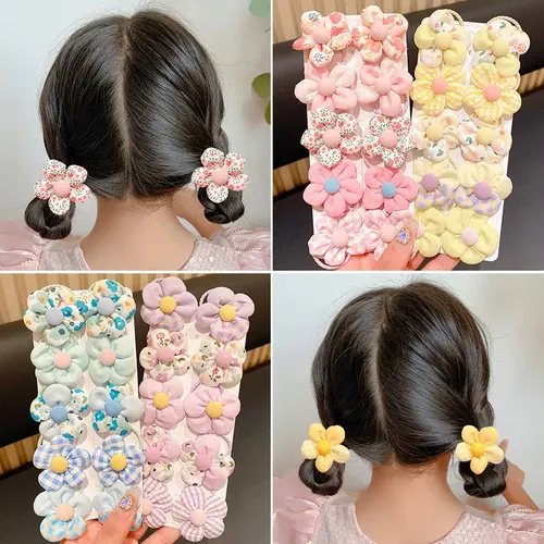 Ml.. 60 Piezas Ligas For Cabello Con Moños For Niñas L