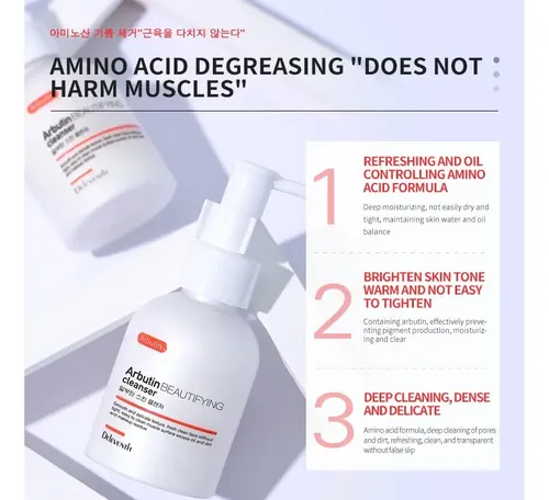Gel Limpiador Facial Deleventh Hydrapore Clarité Arbutin Piel Mixta