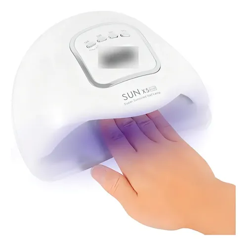Cabina Uñas 120W Led UV Sensor Automático Temporizador Sun X5 Max