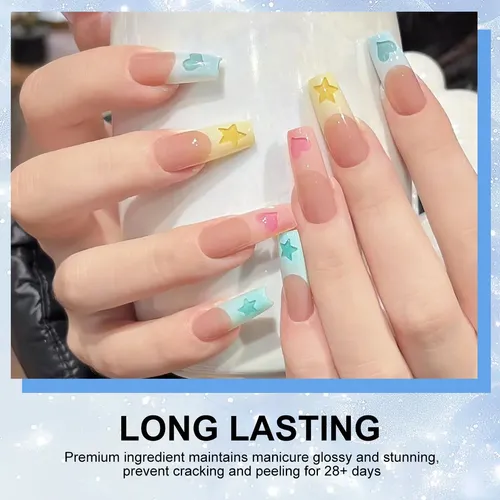 Kit Gel Uñas Degradado Con Herramientas Base Y Top .ccc3