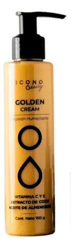 Golden Cream Emulsión Hidratante Iluminadora Icono Fragancia Agradable