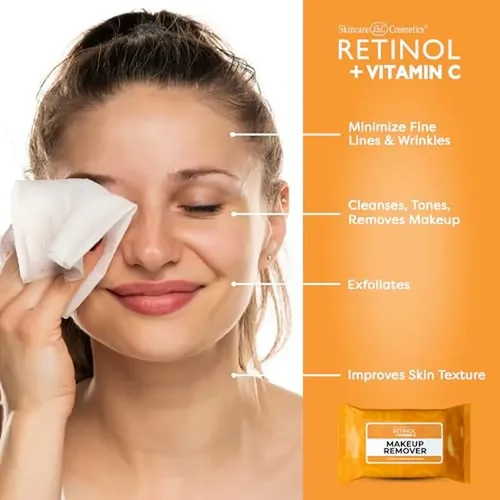 Remo De Maquillaje Livaura Con Retinol Y Vitamina C Envuelto