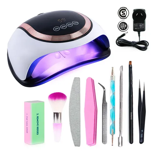 Cabina De Uñas Lámpara Uv Gadnic Sensor 60 Led Gel Semi