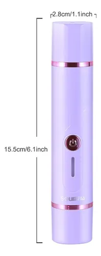 ~afeitadora Eléctrica 2 En 1 Mujer Corporal Y Facial Rosada