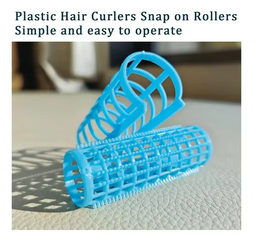 Ulifebetter Juego De 20 Rulos Plásticos Para El Cabello