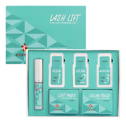 Kit Lash Lift Iconsing Caja Verde Para Lifting De Pestañas.