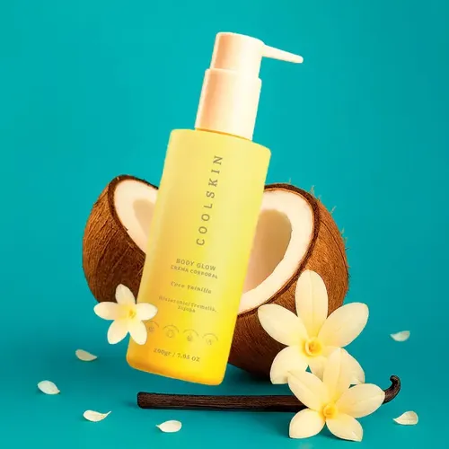 Crema Corporal Hidratante Body Glow Coolskin Coco Vainilla
