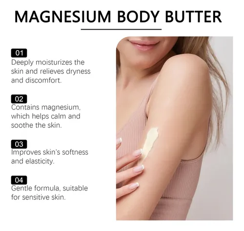 La Crema Hidratante Corporal De Magnesio Hidrata, Nutre Y Pr