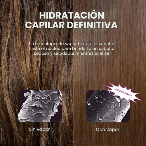 Wavytalk Plancha De Pelo A Vapor, Reduce El Daño, Nutre El C