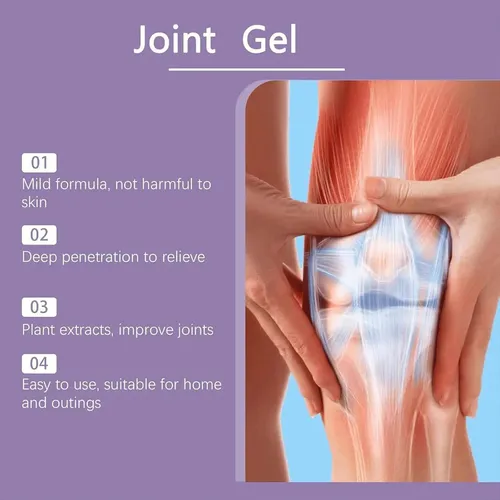 Gel Morado Para Articulaciones, 2 Unidades, Crema De Masaje