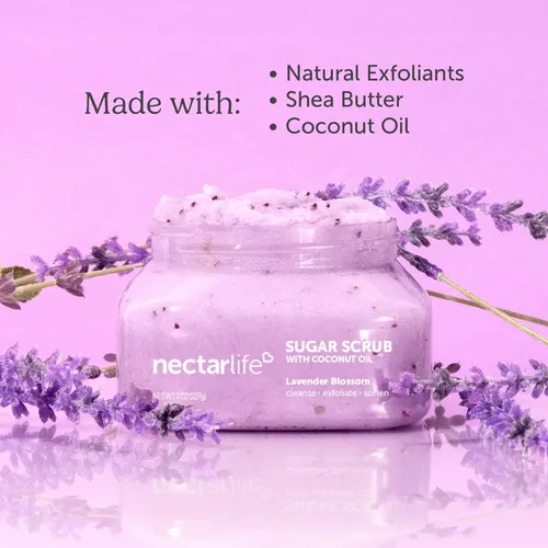 Golosinas De Baño Con Néctar Y Exfoliante Corporal Sugar Con