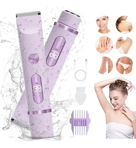 – Depiladora Eléctrica 2 En 1 Para Bikini Y Vello Facial