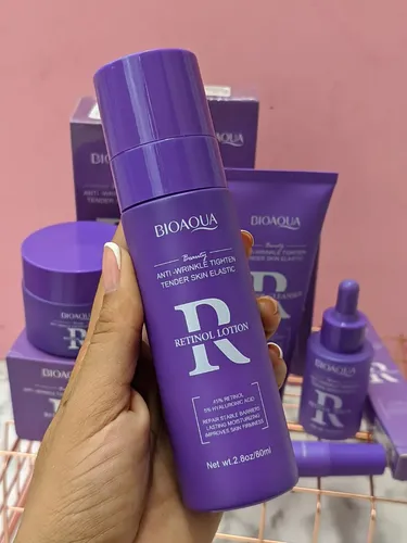 Locion Facial Retinol 120 Ml Bioaqua Antiarrugas Hidratante Momento De Aplicación Día/noche Tipo De Piel Todo Tipo De Piel