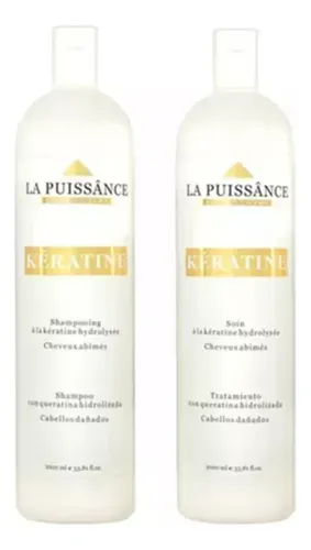 Kit La Puissance Keratina Shampoo + Acondicionador X1000ml