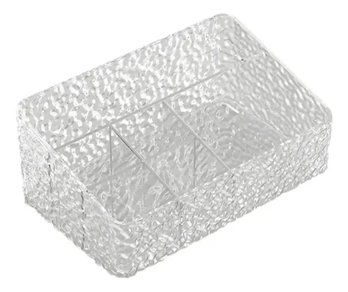 Organizador Maquillaje Cosmeticos Belleza 6 Compartimientos Transparente