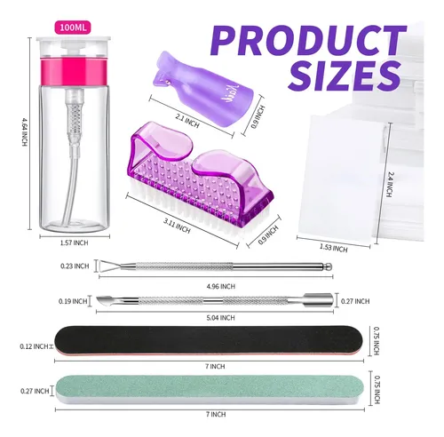 Fandamei Kit De Herramientas Para Quitar Esmalte