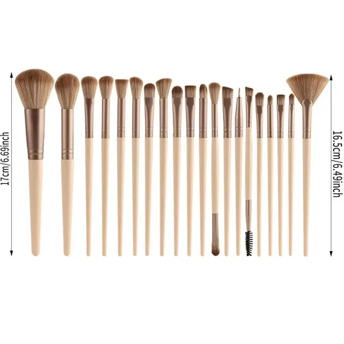 Set De 41 Piezas – Bolsa De Maquillaje Y Aseo En Color Beige
