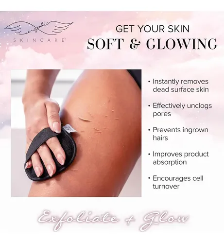 Mitón Exfoliante Vegano Seraphic Skincare Para Bikini